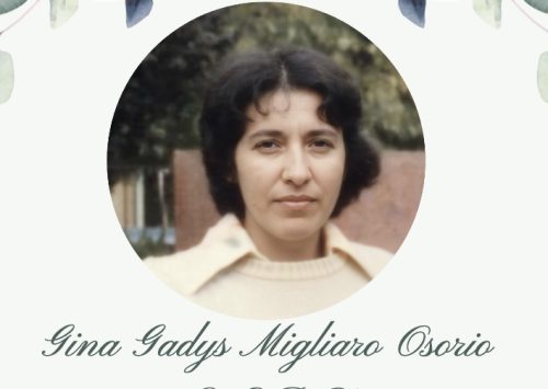 Comunidad liceana expresa condolencias por deceso Profesor Gina Migliaro