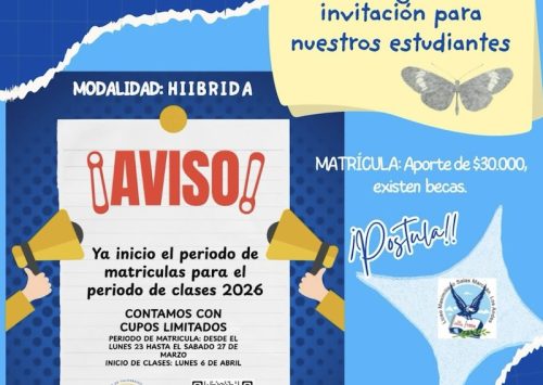 Invitación a Preuniversitario Solidario UVSF