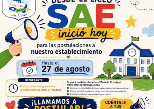 Inicia la postulación en el Sistema de Admisión Escolar 2027